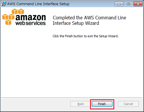 AWS CLIインストール完了