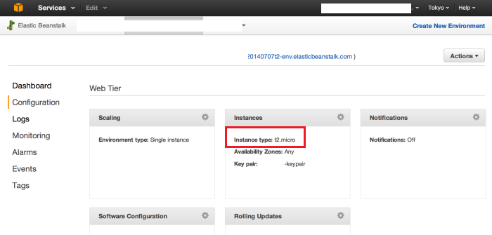 AWS Elastic Beanstalk Using T2