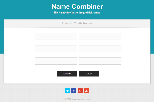 Name Combiner トップページ