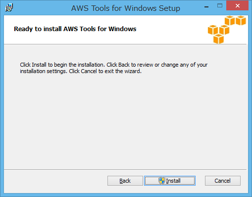 AWS SDK for .NET インストール