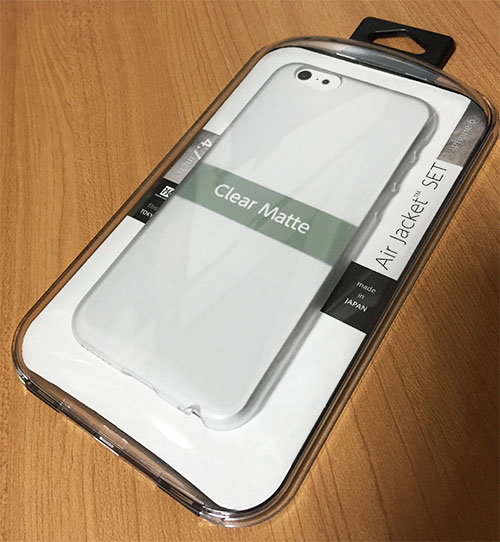 Air Jacket set for iPhone6 パッケージ