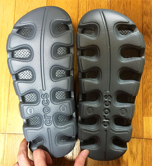 crocs duet sport clog ソール部分