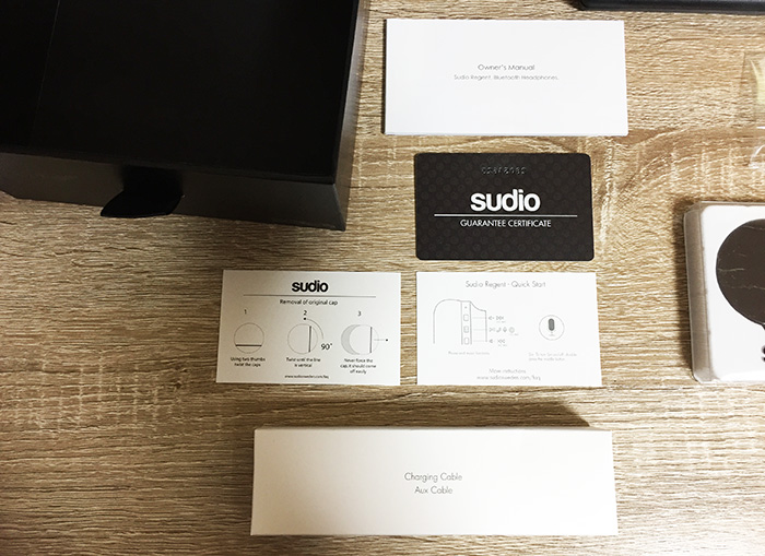 Sudio Regent 内容物一覧