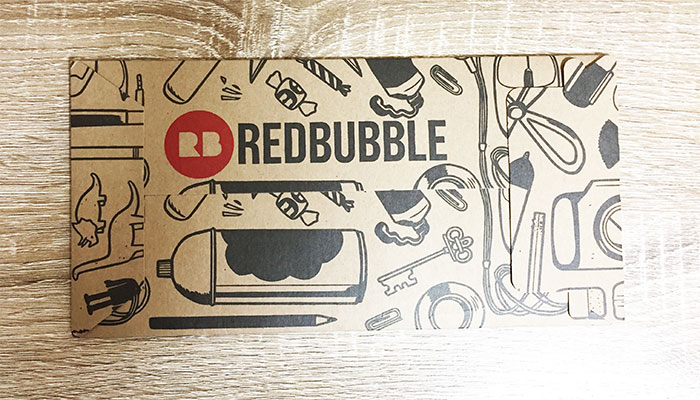 Redbubble 到着した封筒