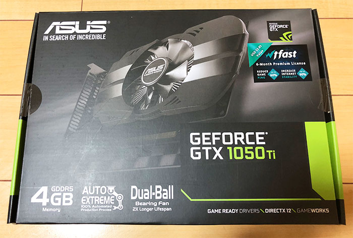 ASUS NVIDIA GeForce GTX1050TI PH-GTX1050TI-4G 