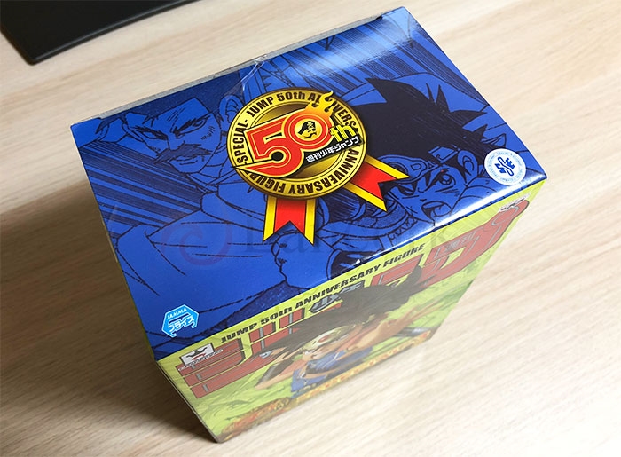 週刊少年ジャンプ50周年アニバーサリーフィギュア SPECIAL 3 「ダイ」外箱上部