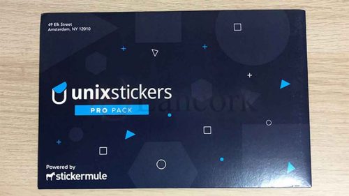 Sticker Mule 提供の新しい Unixstickers を購入してみた