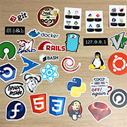 Sticker Mule 提供の Unixstickers