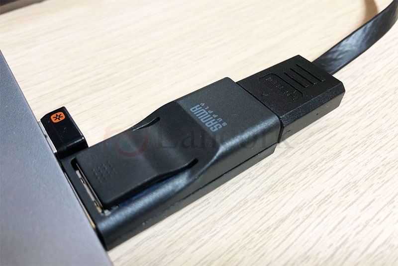 DisplayPort-HDMI 変換アダプター ノートPC側