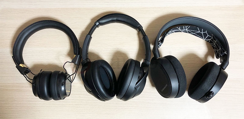 SONY WH-1000XM3 と Sudio Regent と SteelSeries　Arctis 5