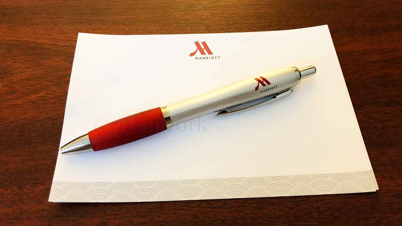 アメリカのホテルのボールペン