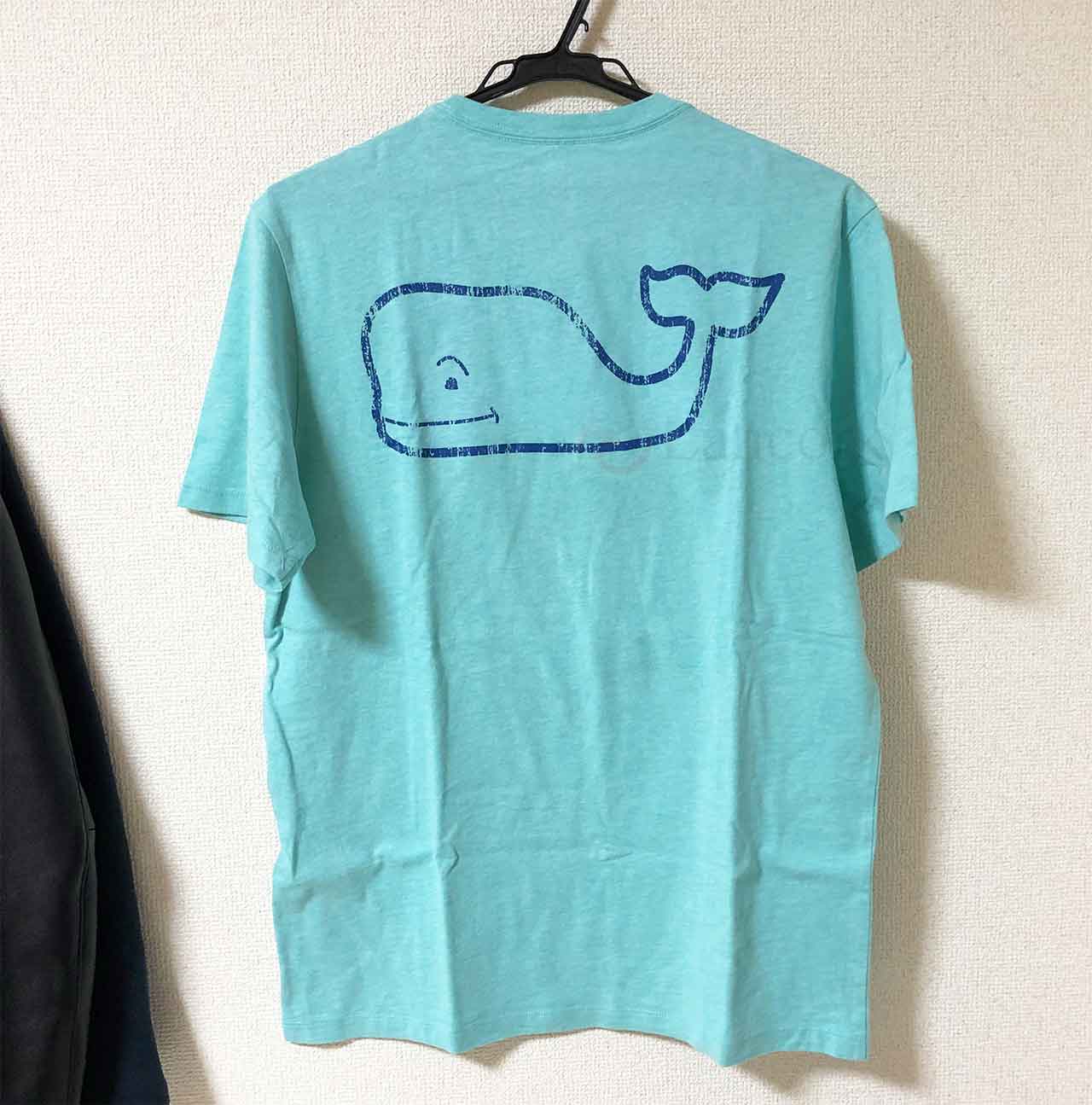 vineyard vines（ヴィンヤード・ヴァインズ）緑のTシャツ 裏面