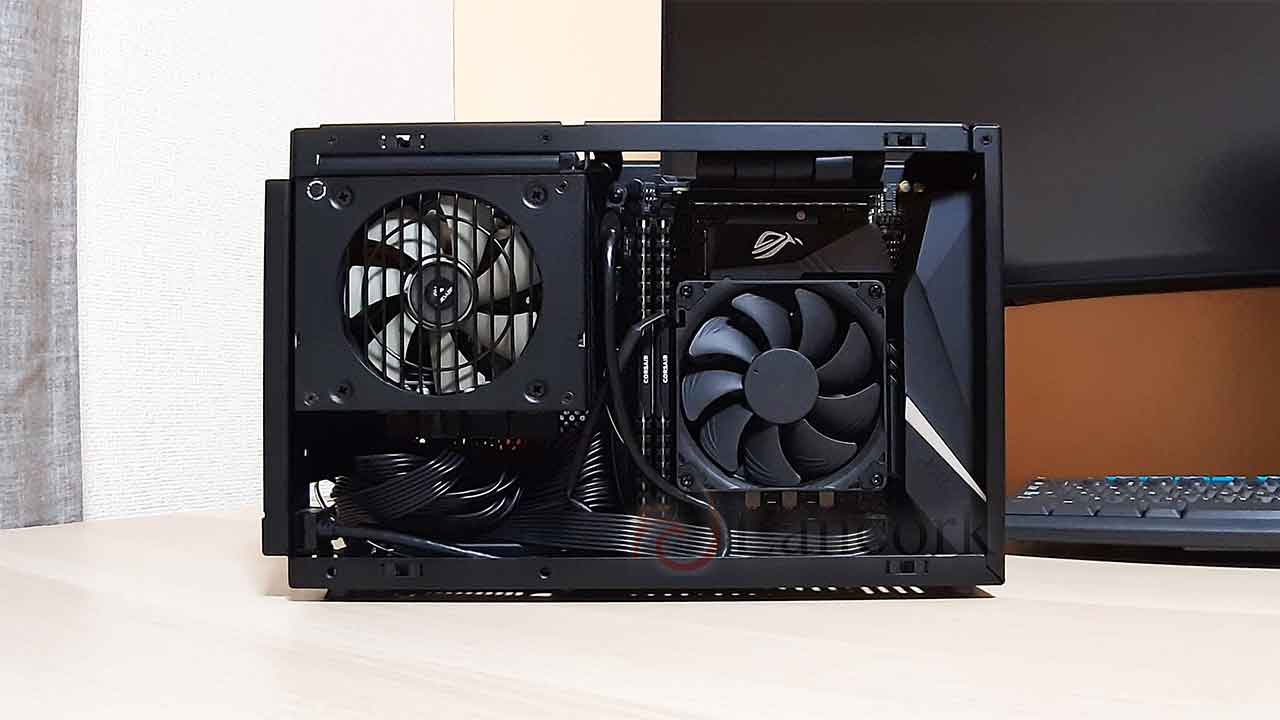 Dan Cases A4 SFX と NOCTUA NH-L9i chromax.black