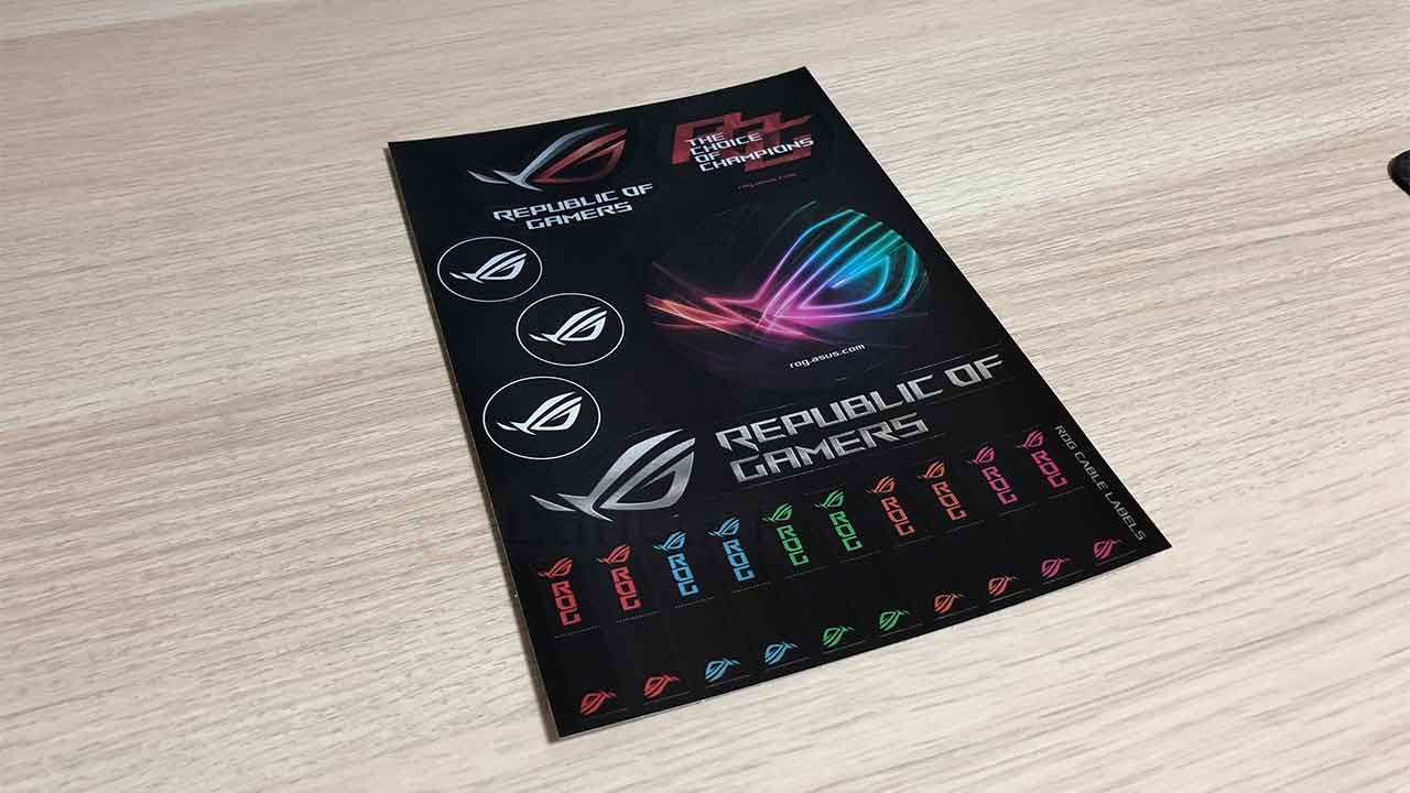 ASUS ROG ステッカー