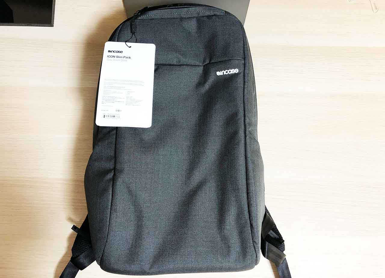 incase ICON Slim Backpack woolenex 全体