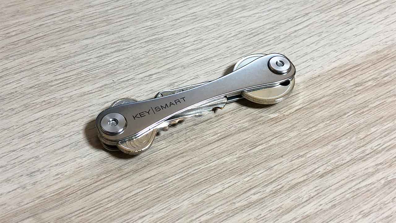 KeySmart ピカールで磨いた鍵とともに