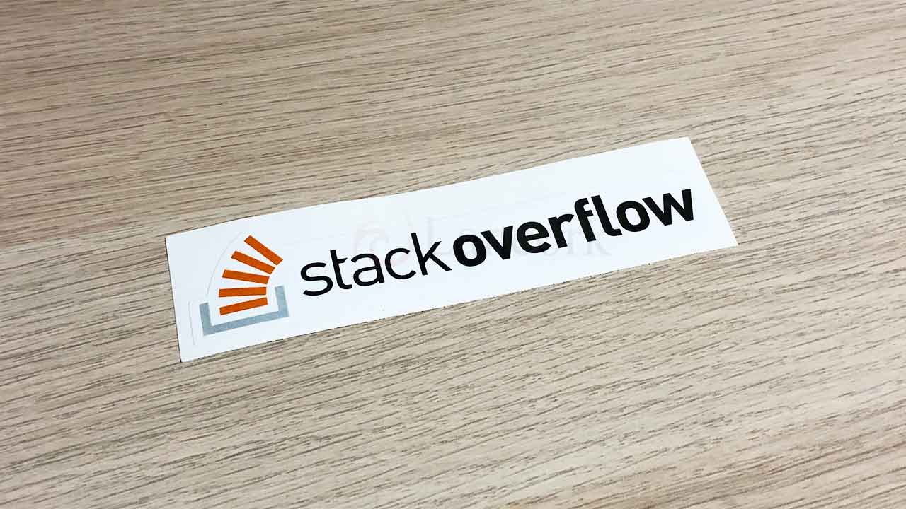 Stack Overflow のステッカー