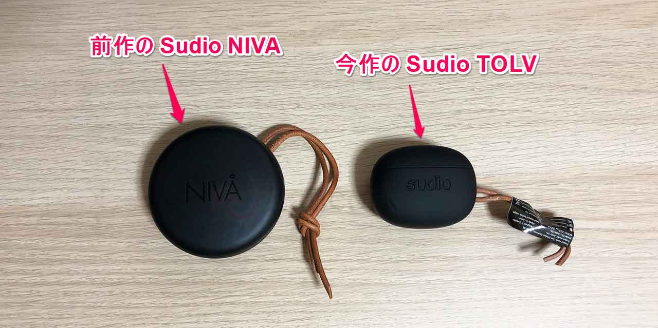 Sudio TOLV NIVAとのケース比較