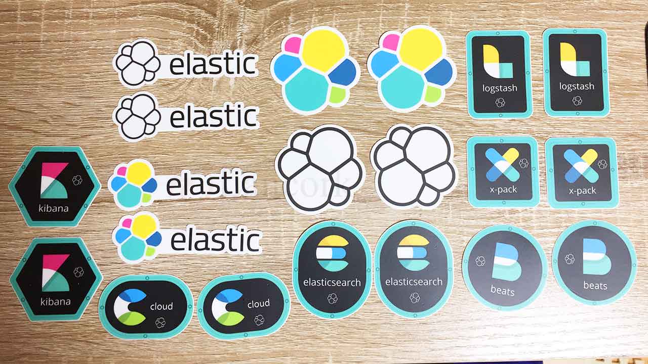 The Elasticsearch Shopで買ったステッカー