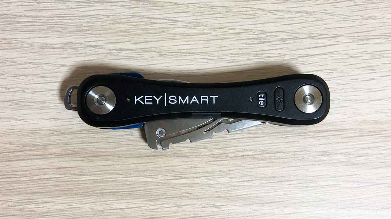 KeySmartのオプション FOLDING KNIFE（折りたたみナイフ）しまったところ