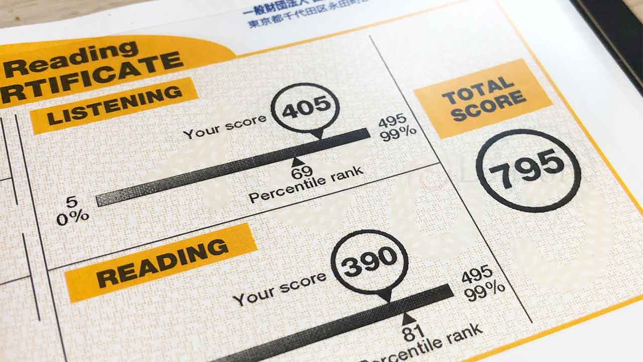 TOEIC 795点