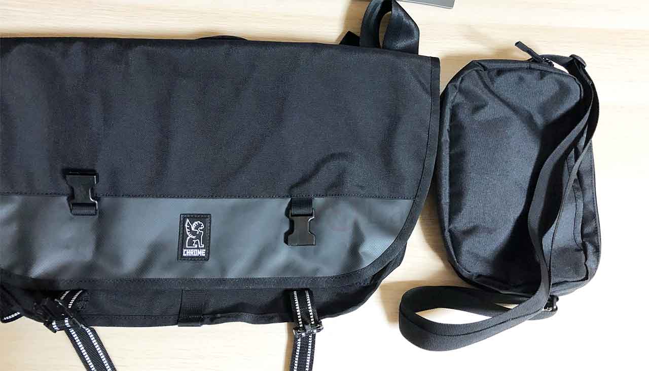 クロームインダストリーズ「CITIZEN MESSENGER BAG」 無印良品のショルダーバッグと比較