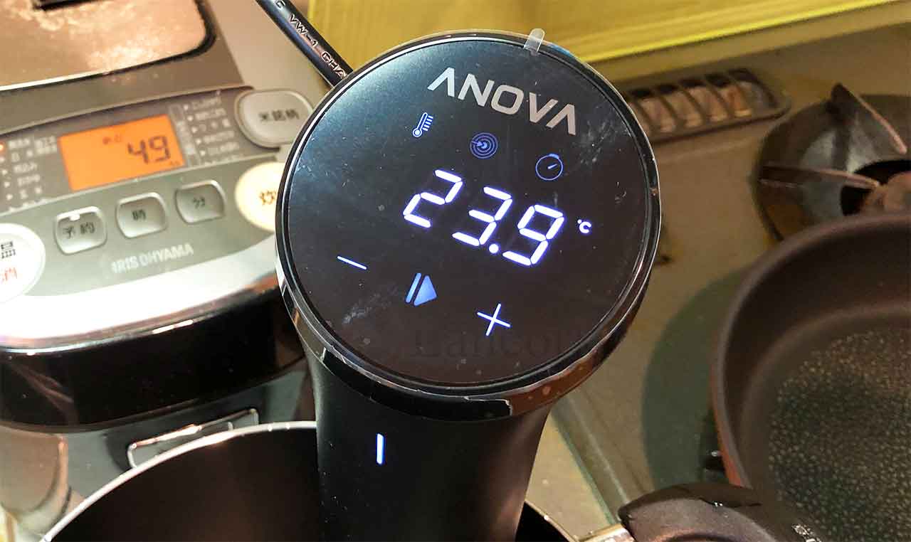 Anova Precision Cooker Nano 摂氏表示