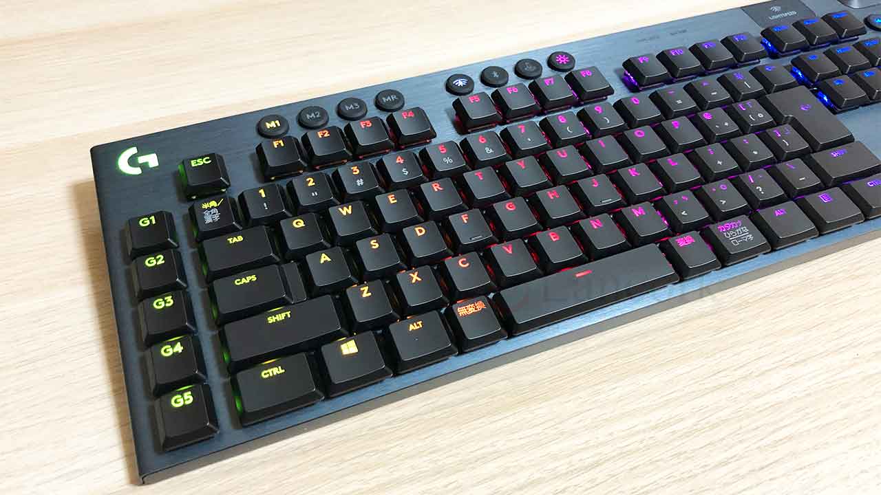 ロジクールのキーボード「G913」メカニカルスイッチ