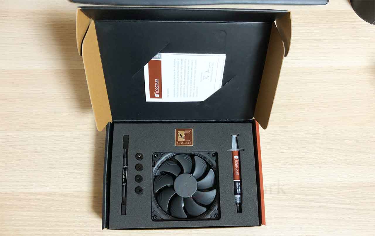 Noctua NH-L9i chromax.black 内容物一覧